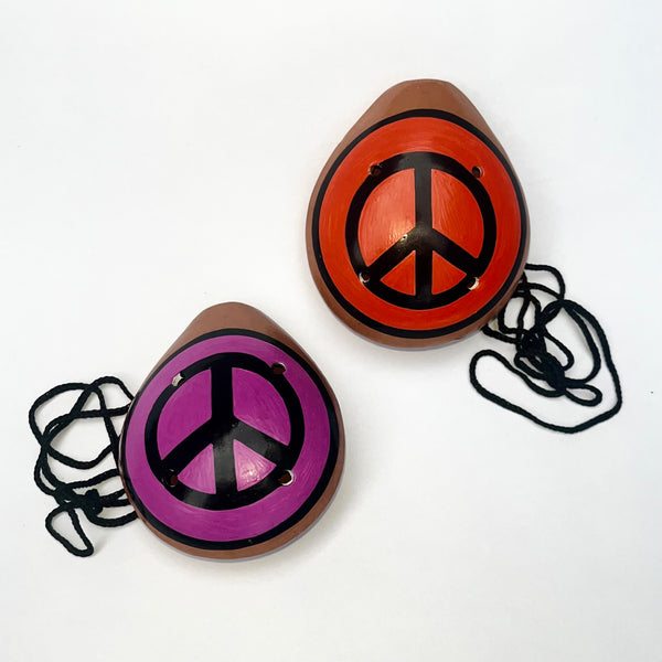Ocarina Peace Sign Lrg - W018