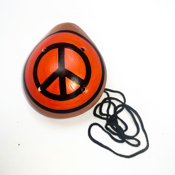 Ocarina Peace Sign Lrg - W018