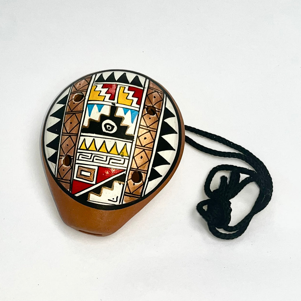 Traditional Ocarina Necklace Lrg. - W006L