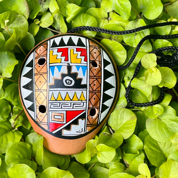 Traditional Ocarina Necklace Lrg. - W006L