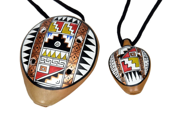 Traditional Ocarina Necklace Lrg. - W006L