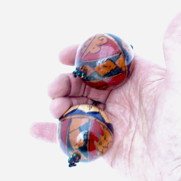 Painted Kashaka Balls - F003
