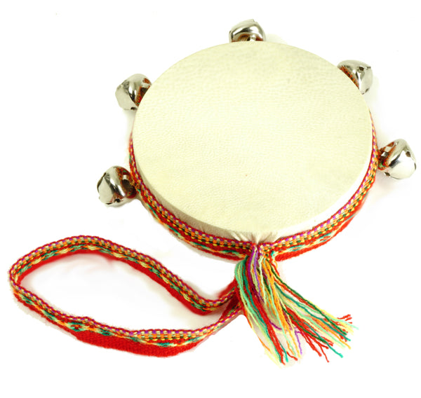 Damasas Drum w/ Bells & Fabric Loop - J020B